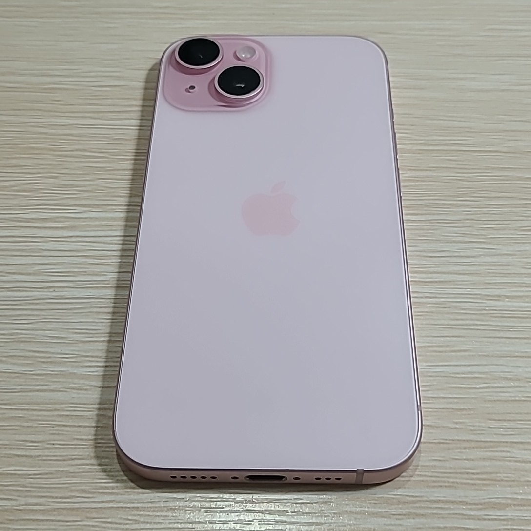 苹果【iPhone 15】5G全网通 粉色 128G 国行 9成新 