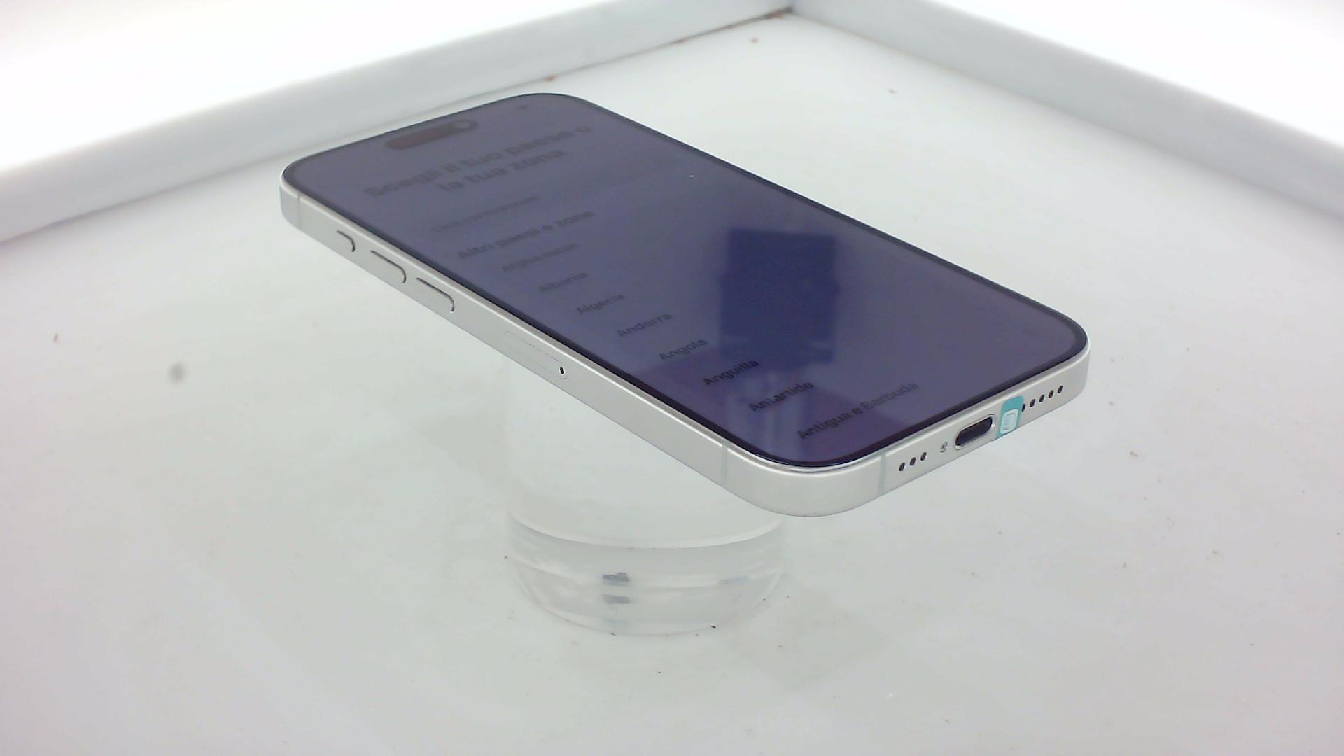 苹果【iPhone 15 Pro】5G全网通 白色钛金属 128G 国行 9成新 