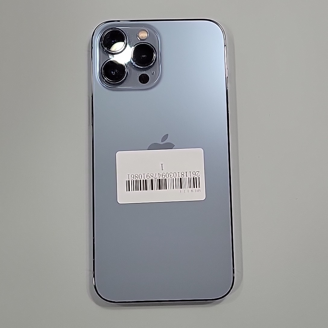 苹果【iPhone 13 Pro Max】5G全网通 远峰蓝色 256G 国行 9成新 